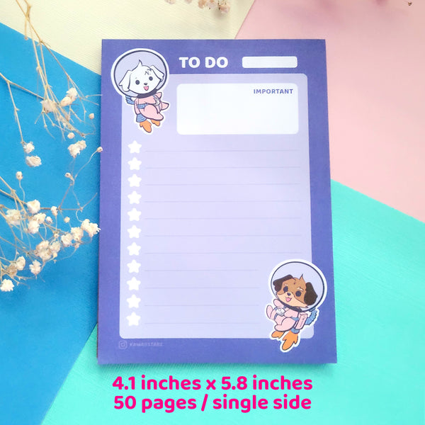 Space Puppies To Do List