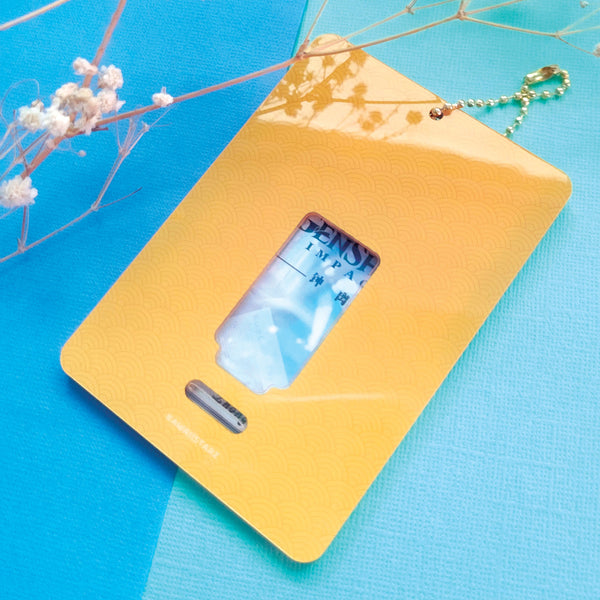 Geo Photocard Holder Keychain Stand