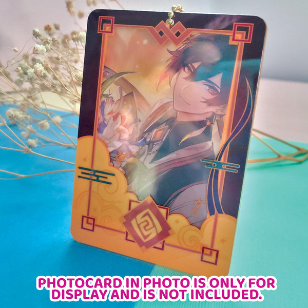 Geo Photocard Holder Keychain Stand