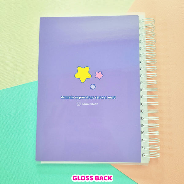 White Kitty Reusable Stickerbook