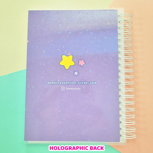 White Kitty Reusable Stickerbook