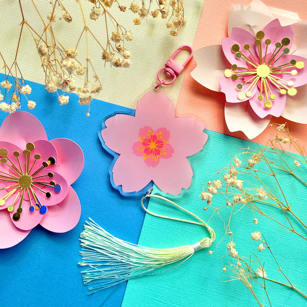 Sakura Blossom Keychain