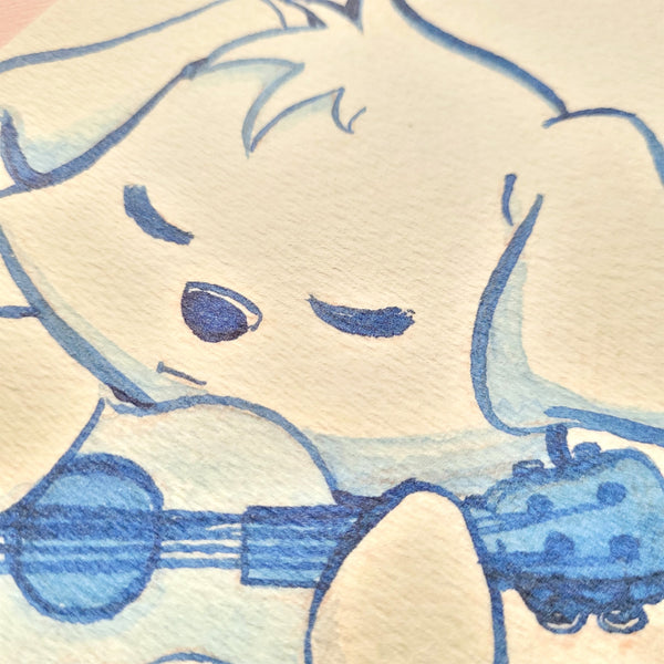 Ukelele Art Print
