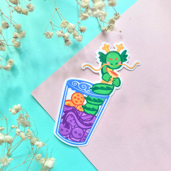 Dragon Boba Tea Sticker