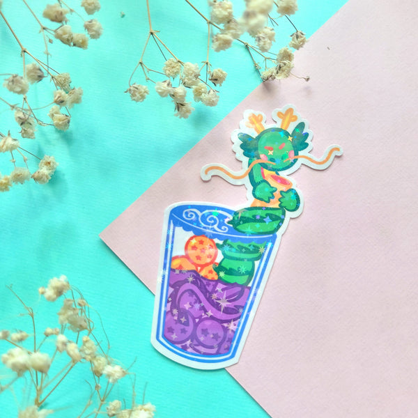 Dragon Boba Tea Sticker