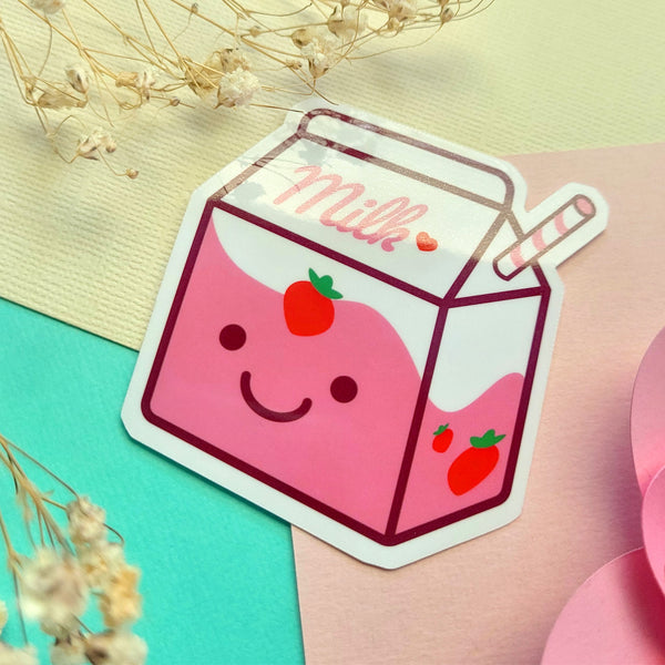 Fruity Milk Handmade Stickers