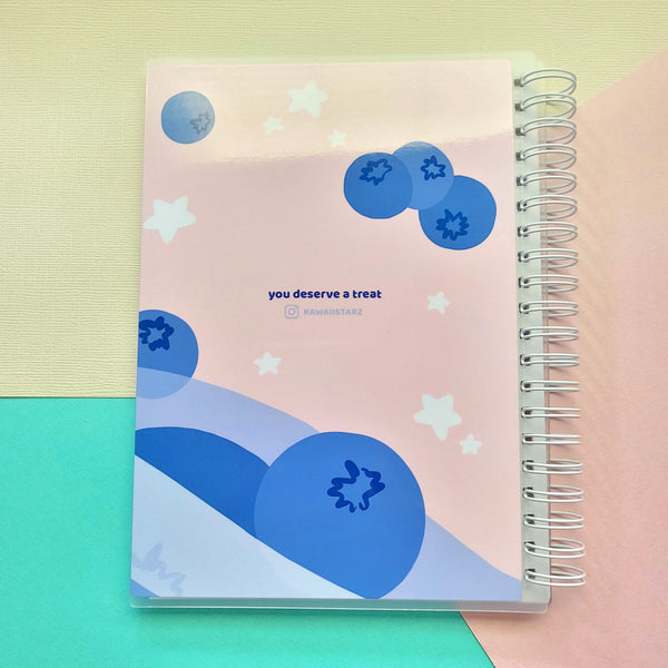 Blueberries and Cream Reusable Stickerbook