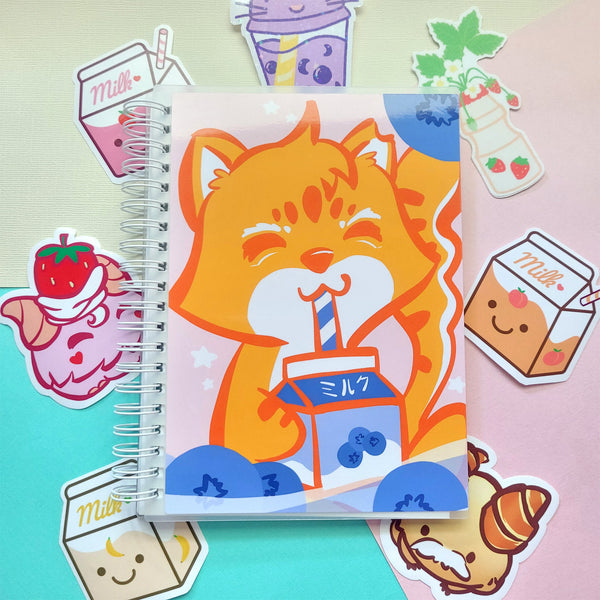 Blueberries and Cream Reusable Stickerbook