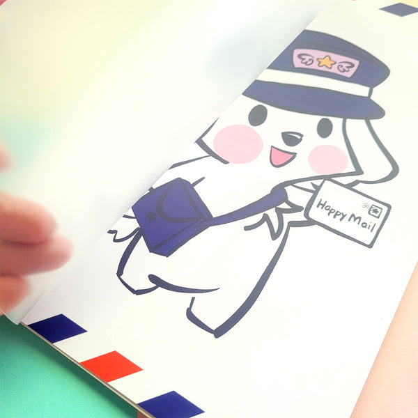 Original Character Happy Mail Reusable Stickerbook