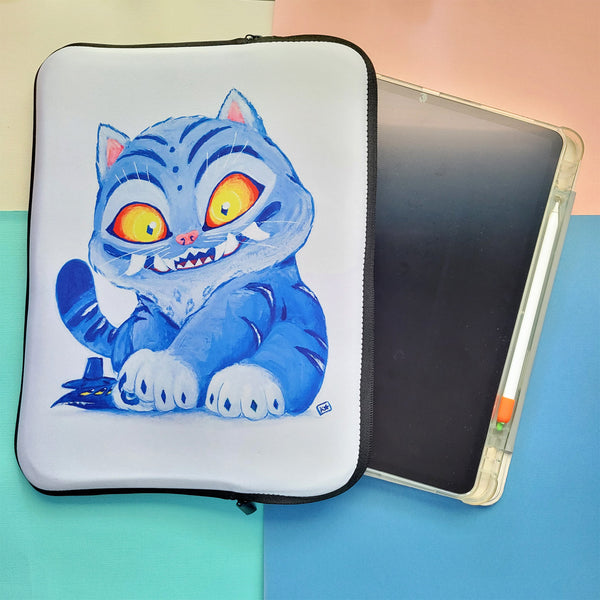 Kpop Derpy Tiger and Crow Laptop Sleeve