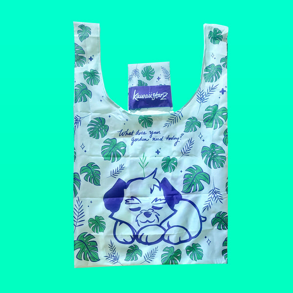 Garden Pups Folding Tote