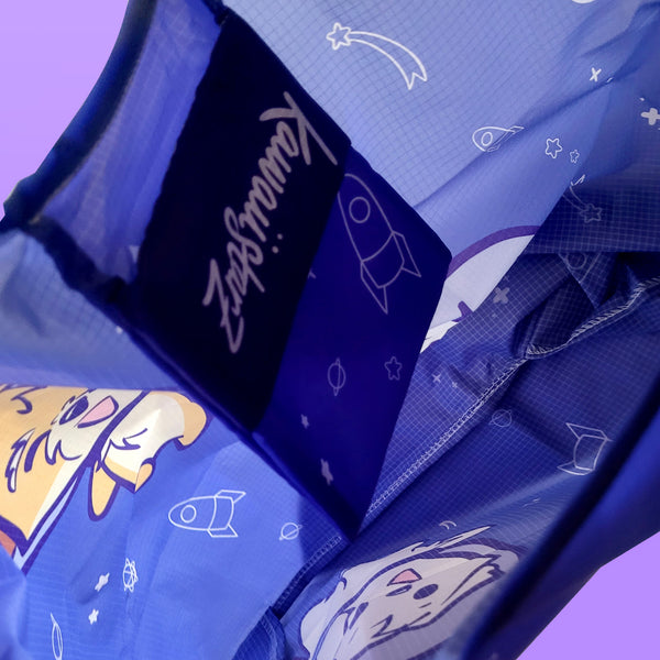 Space Pups Folding Tote