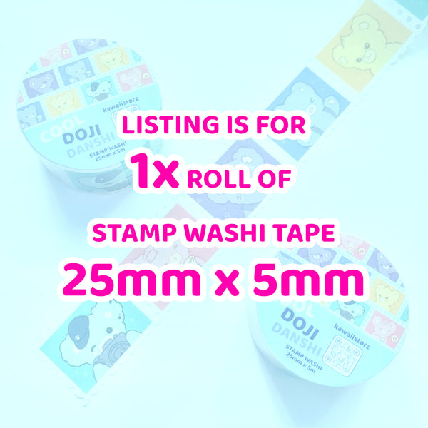 Doji Bears Stamp Washi Tape
