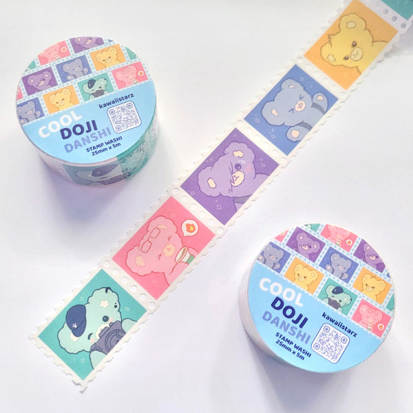 Doji Bears Stamp Washi Tape