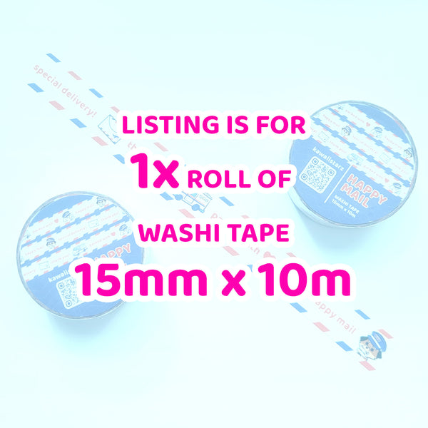 Happy Mail Puppies Washi Tape