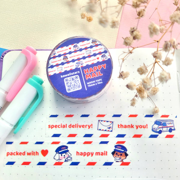 Happy Mail Puppies Washi Tape