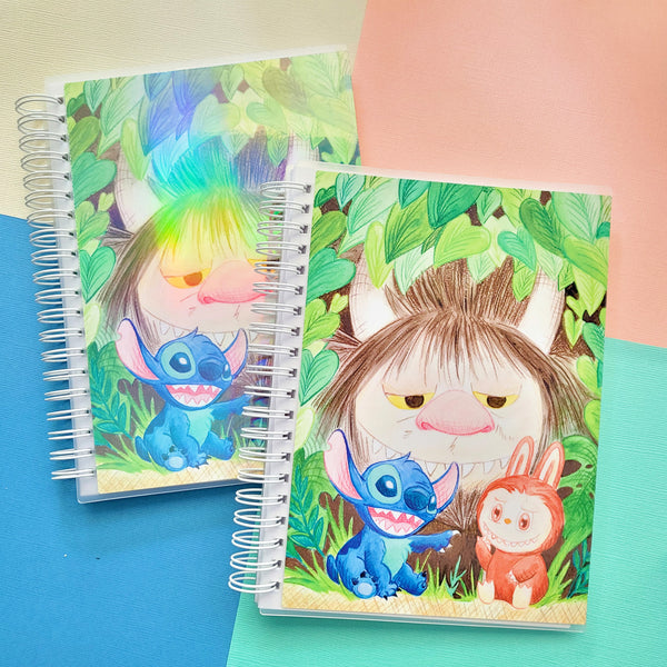 I Found You Cousin Forest Monster Reusable Stickerbook
