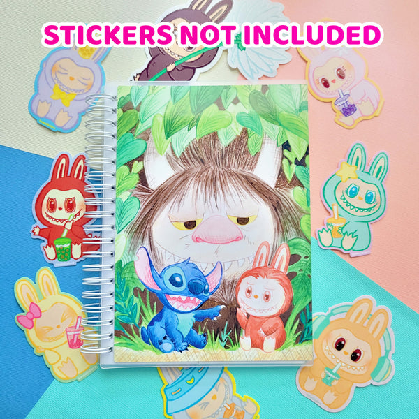 I Found You Cousin Forest Monster Reusable Stickerbook