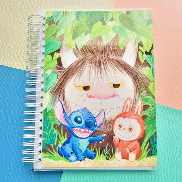 I Found You Cousin Forest Monster Reusable Stickerbook