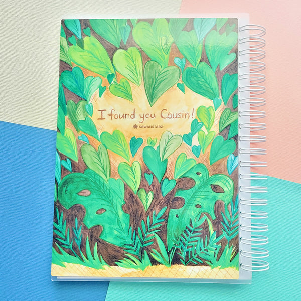 I Found You Cousin Forest Monster Reusable Stickerbook