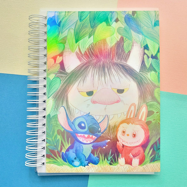 I Found You Cousin Forest Monster Reusable Stickerbook