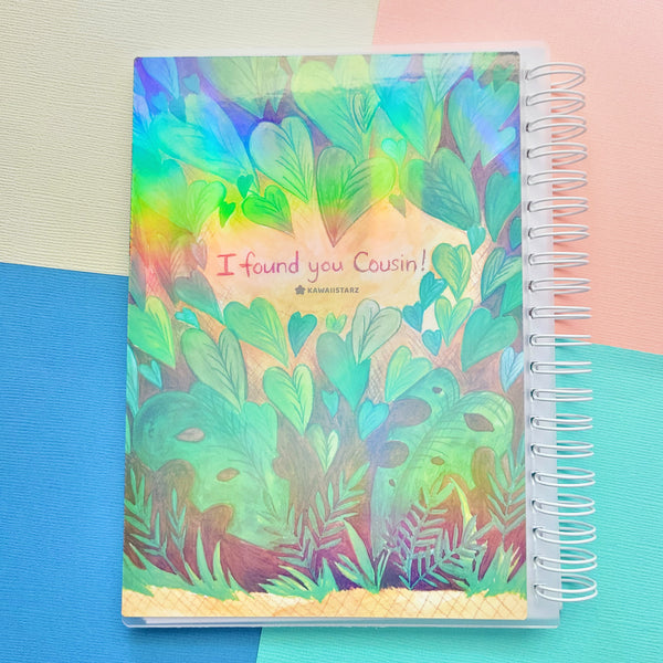 I Found You Cousin Forest Monster Reusable Stickerbook