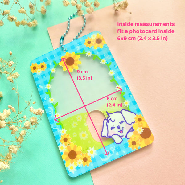 Sunflower Meadow Photocard Holder