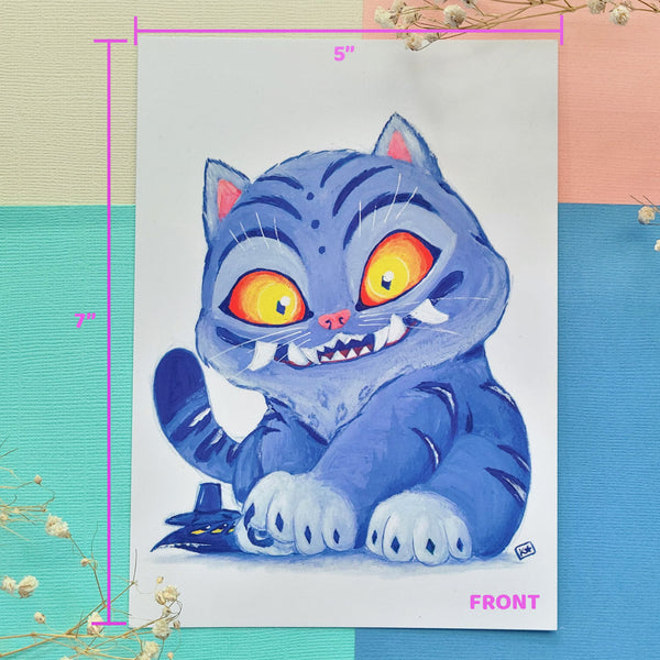 Kpop Derpy Tiger and Crow Art Print