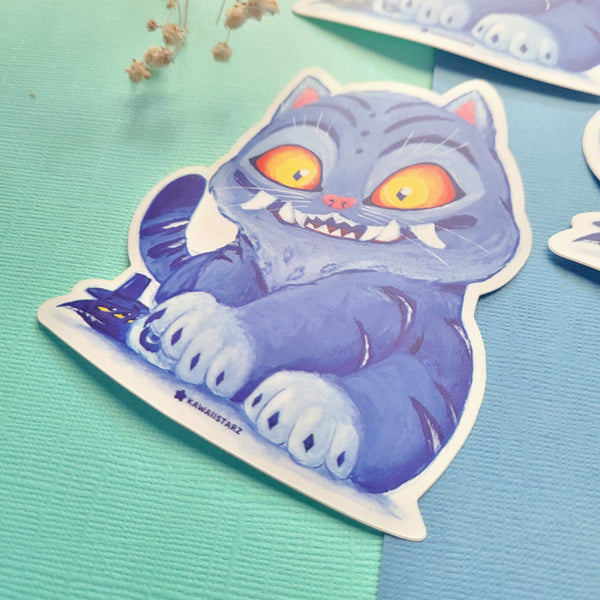 Kpop Derpy Tiger and Crow Sticker