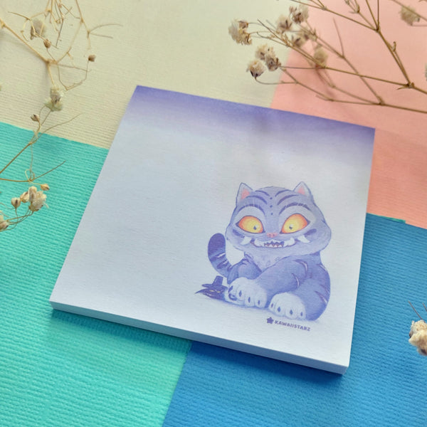 Kpop Derpy Tiger Sticky Note Pad