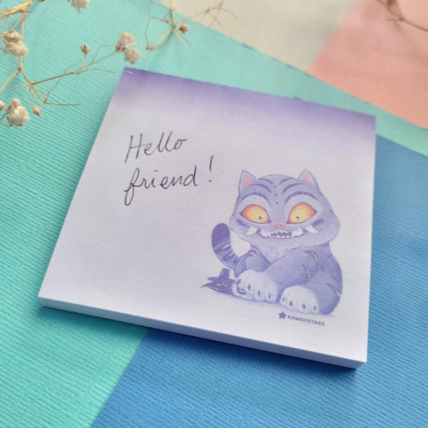 Kpop Derpy Tiger Sticky Note Pad