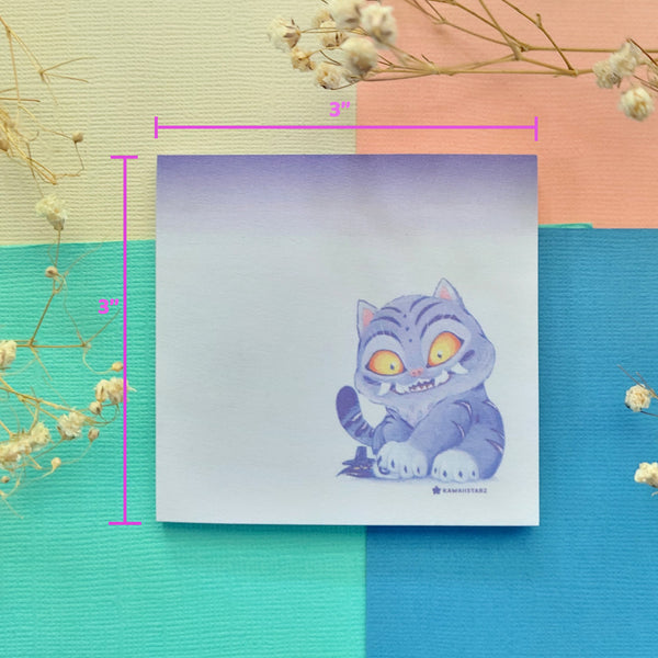 Kpop Derpy Tiger Sticky Note Pad