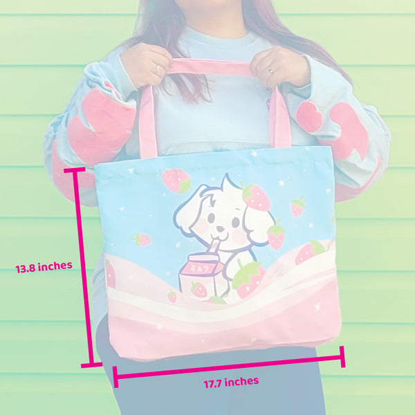Strawberries and Cream tote