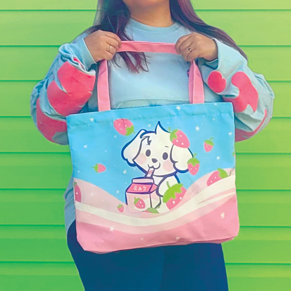 Strawberries and Cream tote