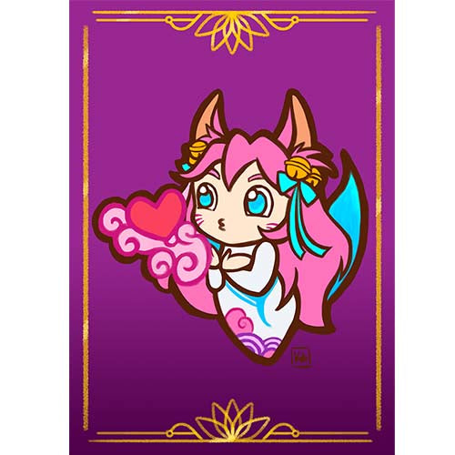 Spirit Blossom Chibi Art Print