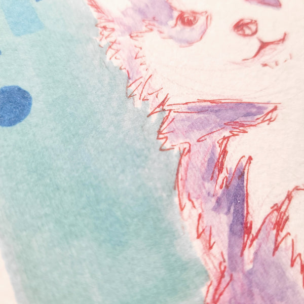 Original Character Husky Puppy Art Print