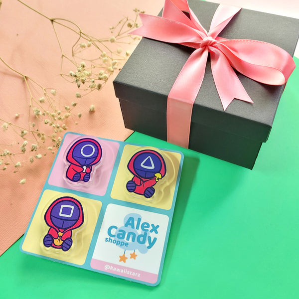 Pink Soldier Acrylic Pin Gift Set