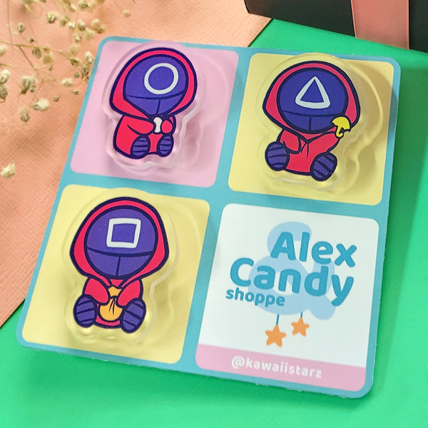 Pink Soldier Acrylic Pin Gift Set