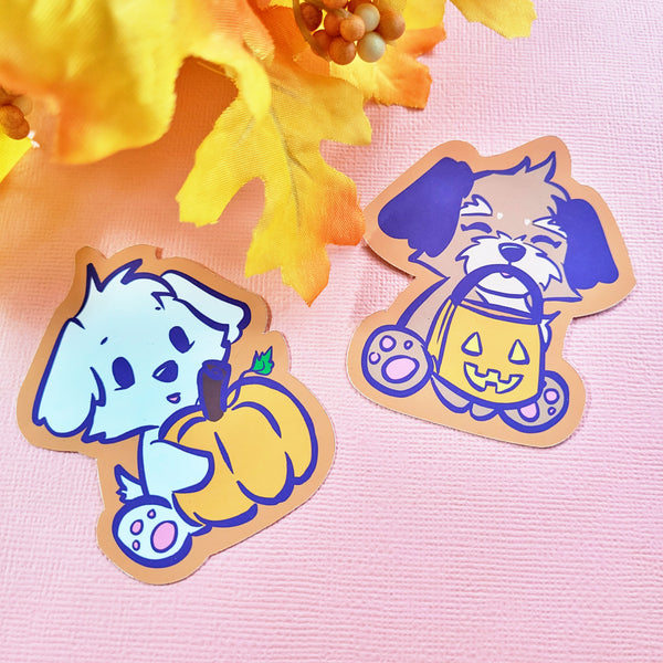 Halloween Pepper and Sugar Handmade Stickers