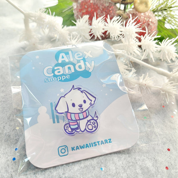 Winter Pups Pins