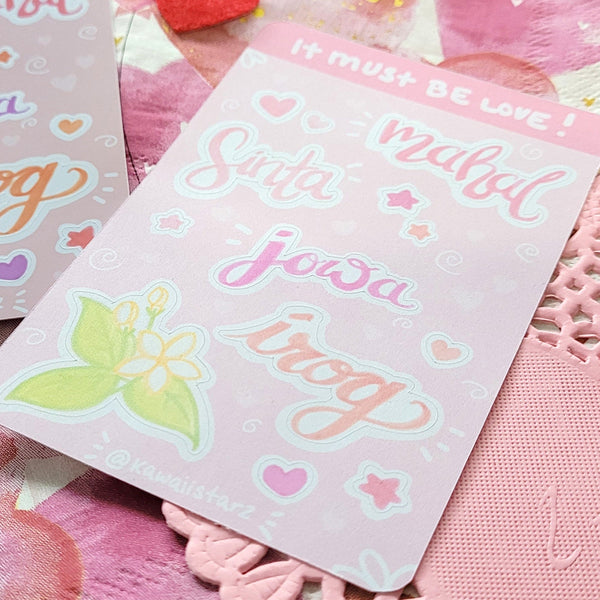 Mini Filipino Sweetheart Sticker Sheet