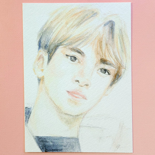 Mingyu Watercolor Art Print