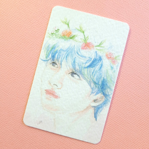 V Tae-hyung Watercolor Art Print