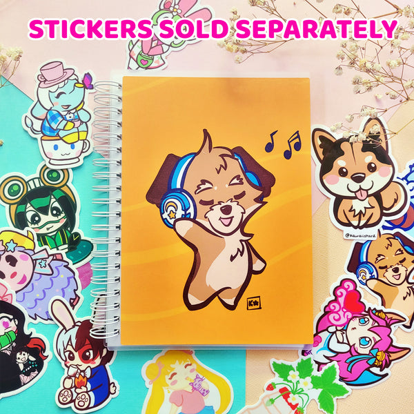 Pepper Puppy Vibes Reusable Stickerbook