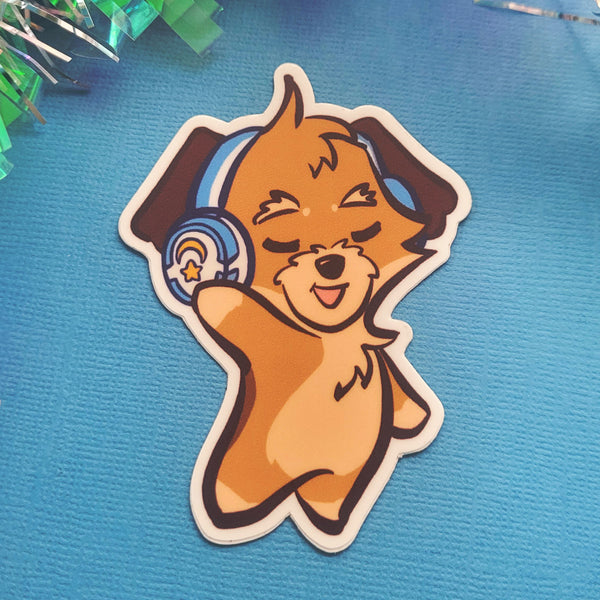 Puppy Music Stickers