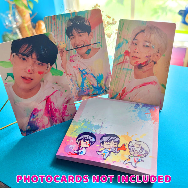 Paint Boys Sticky Note Pad