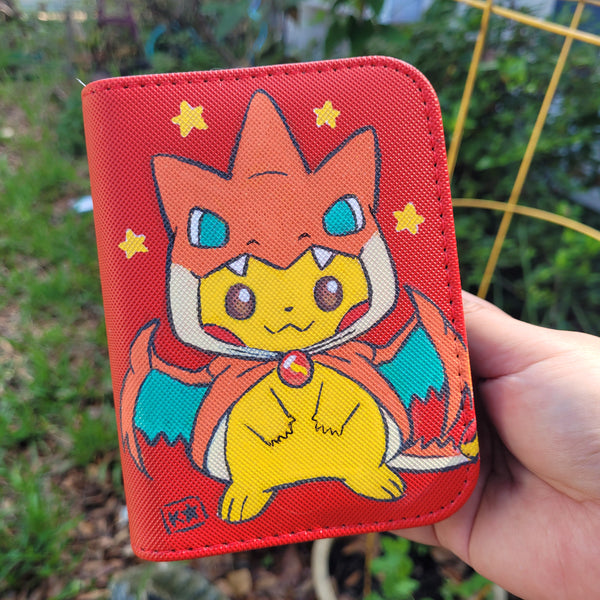 Poncho Hand Painted 1 Pocket Card Binder
