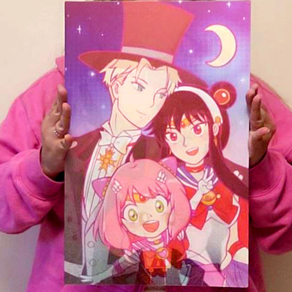 Sailor Forger AND Spy Moon Lenticular