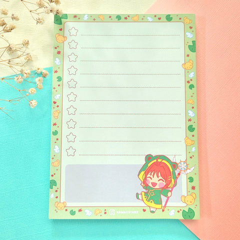 Sakura Frog Notepad