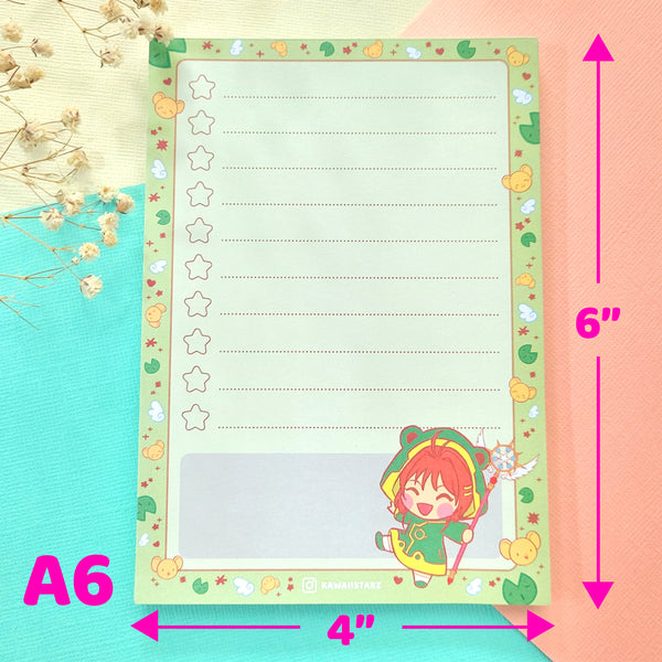 Sakura Frog Notepad